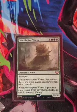 Worldspine Wurm Commander: Duskmourn: House of Horror Regular - Image 1