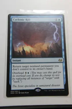 MTG Cyclonic Rift x1- -Modern Masters 2017-Lightly Played - Image 1