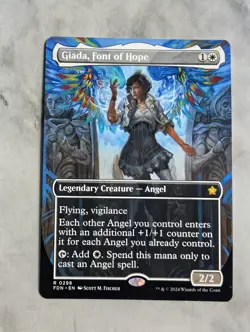 Giada, Font of Hope (Borderless) Rare MTG FDN Foundations Angel Tribal EDH | NM - Image 1