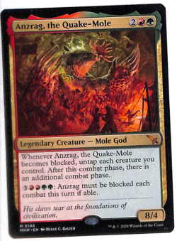MTG Anzrag the Quake-Mole Non-Foil NM Murders at Karlov Manor MKM #0186 - Image 1