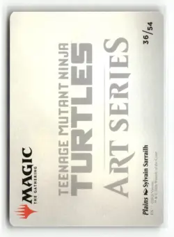 Plains 55 Special Art Series: TMNT Magic: The Gathering Near Mint - Image 2