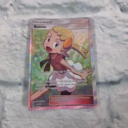 Bonnie Full Art 128/131 SM Forbidden Light Pokemon Card LP - Image 1