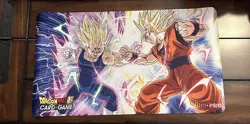 Dragon Ball Super Card Game Playmat Vegeta vs Goku ( Perfect Condition ) - Image 1