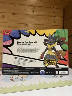 Pokemon TCG - Ascended Heroes Premium Poster Collection Mega Lucario EX - New! - Image 3