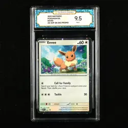 TQG 9.5 Mint+ 2023 Pokemon ENG Eevee #G SVP EN 043 Promo - Image 1