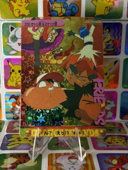 Pokemon Vintage Pocket Monsters Vending HOLO Prism Sticker 98 Bandai Nintendo - Image 3