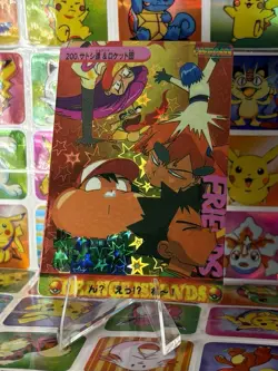 Pokemon Vintage Pocket Monsters Vending HOLO Prism Sticker 98 Bandai Nintendo - Image 5