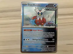 Iron Bundle - 058 (Prerelease) [Staff] 058 Sv: Scarlet & Violet Promo Cards Holo - Image 1