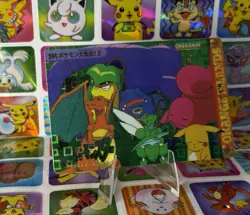 Pokemon Vintage Pocket Monsters Vending HOLO Prism Sticker 98 Bandai Nintendo - Image 2