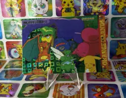 Pokemon Vintage Pocket Monsters Vending HOLO Prism Sticker 98 Bandai Nintendo - Image 3