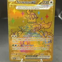 Pokemon Terapagos ex - Hyper Rare SV: Prismatic Evolutions 180/131 NM Holo - Image 1