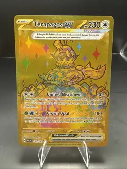 Pokemon Terapagos ex - Hyper Rare SV: Prismatic Evolutions 180/131 NM Holo - Image 2