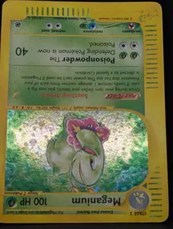 Meganium 018/165 Expedition Base Set Holo Rare Pokemon TCG Nintendo e-reader MP - Image 4