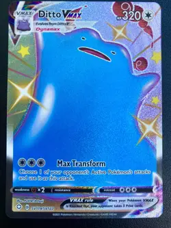 Pokemon TCG - Ditto VMAX SV119/SV122 - Shining Fates Shiny Vault NM/M Pack Fresh - Image 1