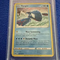 Kyogre 036/159 Cosmos Holo 2023 Pokemon Crown Zenith PSA 9 MINT - Image 4