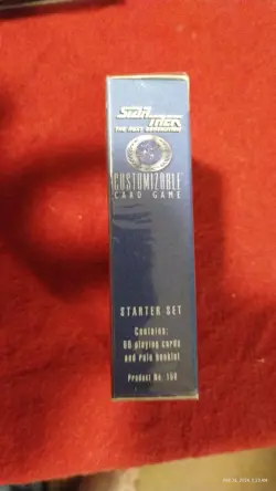 STAR TREK The Next Generation WHITE BORDER 60 Card Starter Set Sealed 45748101503 - Image 2