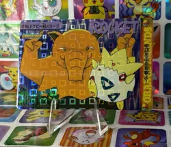 Pokemon Vintage Pocket Monsters Vending HOLO Prism Sticker 98 Bandai Nintendo - Image 3