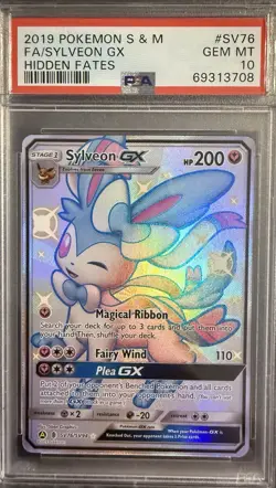 Sylveon GX #SV76/SV94 - 2019 Pokemon Sun & Moon Hidden Fates - GEM Mint PSA 10 - Image 1