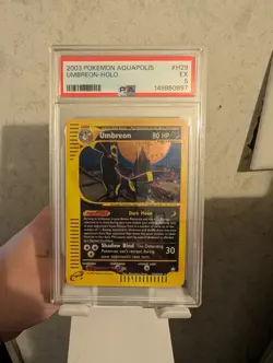 Pokemon Umbreon Aquapolis Holo Rare #H29 PSA 5 New Cert - Image 1