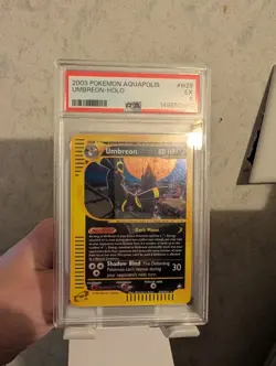 Pokemon Umbreon Aquapolis Holo Rare #H29 PSA 5 New Cert - Image 2
