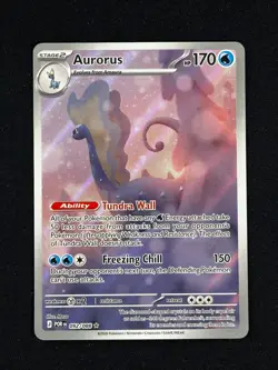 Pokemon Aurorus 092/088 Me03: Perfect Order Holo (NM Pack Fresh) - Image 1