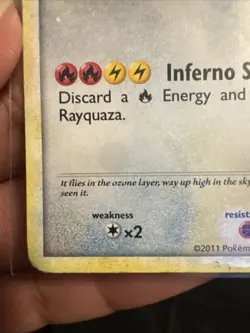 Rayquaza 20/95 Holo Rare DAMAGED , English Pokemon Call of Legends FAST SHIPPING - Image 5