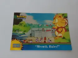 topps Pokemon TV Animation Series 3 Foil Orange Islands OR13 Meowth Rules! LP - Image 1