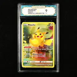 TQG 9 Mint 2023 Pokemon ENG Pikachu #SWSH-CZ F GG30/GG70 TGH - Image 1