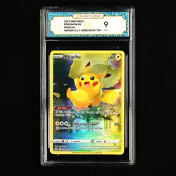 TQG 9 Mint 2023 Pokemon ENG Pikachu #SWSH-CZ F GG30/GG70 TGH - Image 2