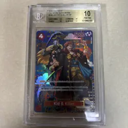 One Piece TCG 2026 Kid & Killer SP EB01-003 Beckett Pristine 10 ENGLISH - Image 1