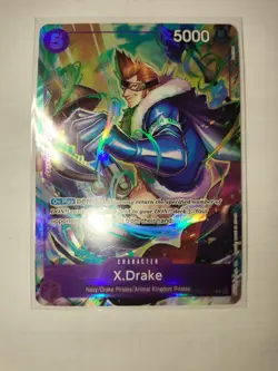 One Piece TCG ● OP01-114 ● R ● X.Drake ● NM ● ENG ● Alt Art Promo - Image 1