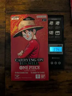 One Piece OP-13 CARRYING ON HIS WILL Sleeved Booster Pack - Heavy - 37.41g - Image 1
