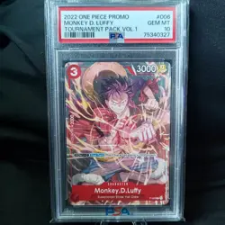 Monkey.D.Luffy - P-006 - Tournament Pack Vol.1 Promo - One Piece Card Game - Image 1