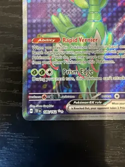 Iron Leaves ex - 186/162 - Ultra Rare - Temporal Forces - Pokemon Card - NM/M - Image 2