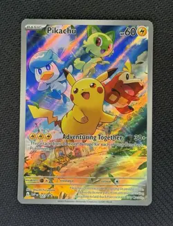 Pikachu 027 Sv: Scarlet & Violet Promo Cards Holo Pokemon Card - Image 1