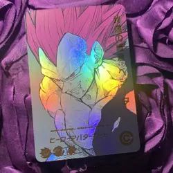 Majin Vegeta Super Dragon Ball Heroes ACG Anime Girl Holo Waifu Card - Image 1