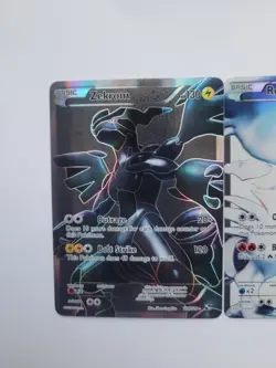 Pokemon TCG Reshiram 113/114 Zekrom 114/114 Black and White Holo Card Full Art - Image 2