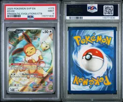 PSA 9 Eevee #173 Sv Scarlet & Violet Promo Cards Holo Prismatic Evolutions - Image 3