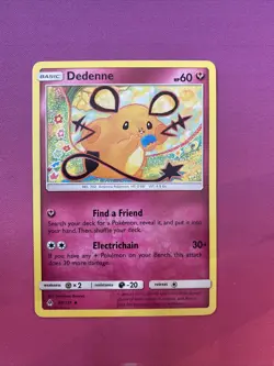 Pokemon Card Dedenne Forbidden Light Uncommon 88/131 Near Mint - Image 1