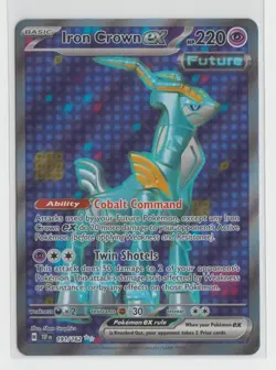 Iron Crown ex - 191/162 191/162 Ultra Rare SV05: Temporal Forces Pokemon Card NM - Image 1