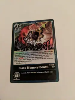 Black Memory Boost! - Resurgence Booster - P-039 SR - Digimon Card Game - Image 1
