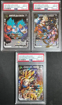 Dragon Ball Games Battle Hour Promos 2023 PSA 10 Sequential Certs - 3 Cards! - Image 1