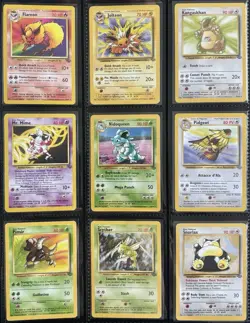 100% Complete Jungle Set 64/64 WOTC Vintage Pokemon Cards HOLO 1999 - Image 3