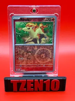 Ponyta Reverse Holo SV: Scarlet & Violet 151 077/165 Pokemon TCG Card NM - Image 1