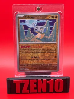 Cubone Reverse Holo SV: Scarlet & Violet 151 #104/165 Pokemon TCG Card NM - Image 1