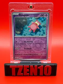 Slowpoke Reverse Holo SV: Scarlet & Violet 151 079/165 Pokemon TCG Card NM - Image 1