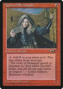 Agent of Stromgald (Woman Holding Staff) - Alliances (ALL) - Image 1