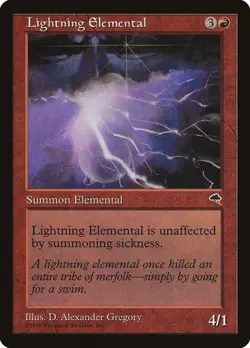 Lightning Elemental - Tempest (TMP) - Image 1