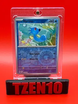 Horsea Reverse Holo SV: Scarlet & Violet 151 #116/165 Pokemon TCG Card NM - Image 1