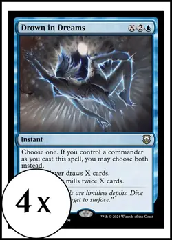 MTG - 4 x Drown in Dreams - Modern Horizons 3 Commander - Playset 4x x4 - Image 1